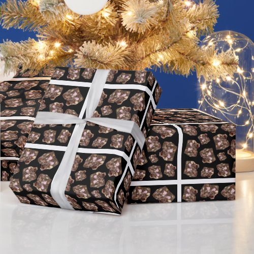 Rocky road pattern wrapping paper