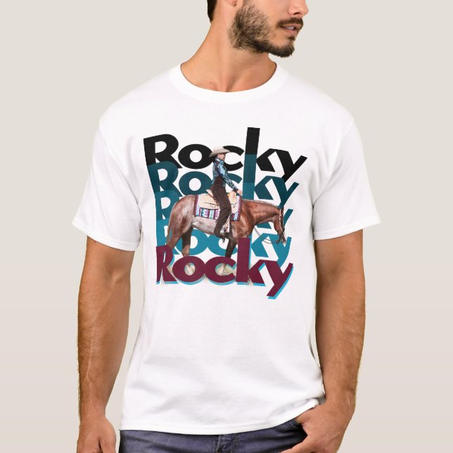 Rocky Rocky Rocky jogging T Shirt (Front)