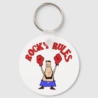 Rocky Rules Philly Keychain