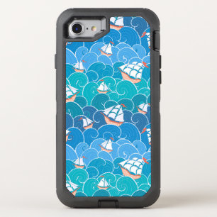 Rocky Sea Pattern OtterBox Defender iPhone SE/8/7 Case