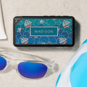 Rocky Sea Pattern Personalize Bluetooth Speaker