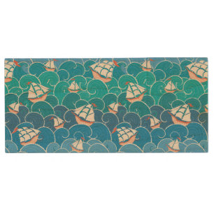 Rocky Sea Pattern Wood USB Flash Drive