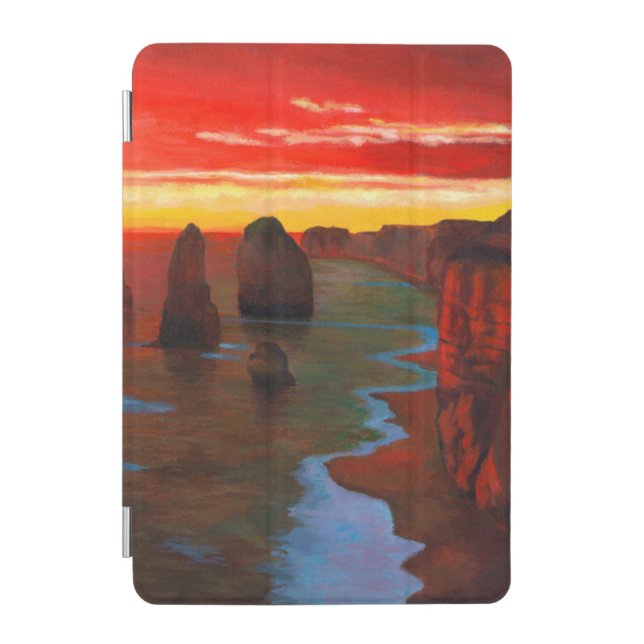 Rocky Seashore At Sunset iPad Mini Cover (Front)