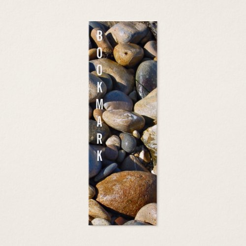 Rocky shore bookmark business card templates