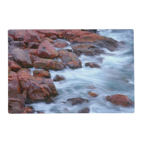 Rocky shoreline with water Canada Placemat