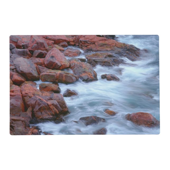 Rocky shoreline with water, Canada Placemat (Front)