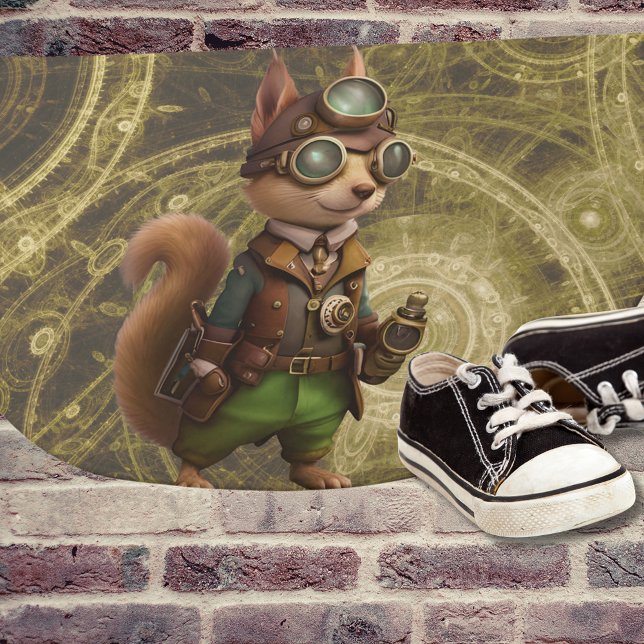 Rocky | Steampunk Squirrel Doormat (Creator Uploaded)