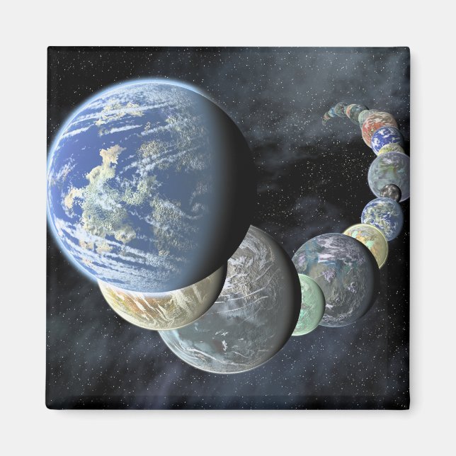 Rocky, terrestrial worlds magnet (Front)