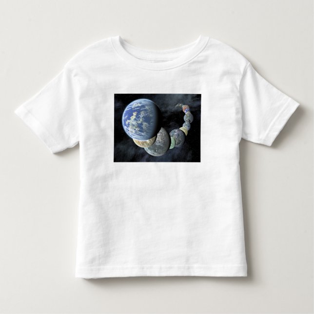 Rocky, terrestrial worlds toddler t-shirt (Front)