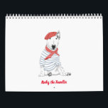 Rocky the Bull Terrier 2024 Costume Calendar<br><div class="desc">A calendar based on the cute bull terrier known as Rocky. Complete with different costumes for each month. This calendar would make a great gift for the dog lover in your family.</div>