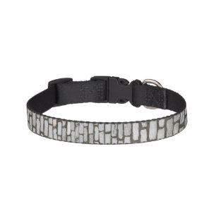 Rocky the Dog Gray Cobblestone Stone Brick Rock Pet Collar