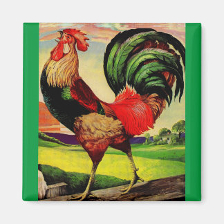 Rocky the Handsome Rooster Magnet