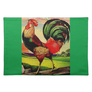 Rocky the Handsome Rooster Placemat