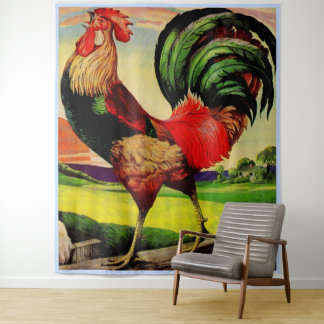 Rocky the Handsome Rooster print Tapestry