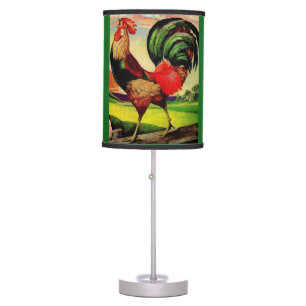 Rocky the Handsome Rooster Table Lamp