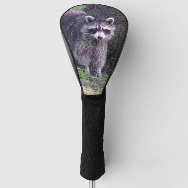 Rocky the Raccoon Golf Head Cover (Front)