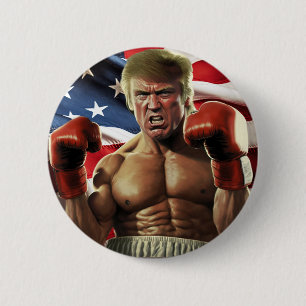Rocky Trump: The People's Champion of Freedom Button