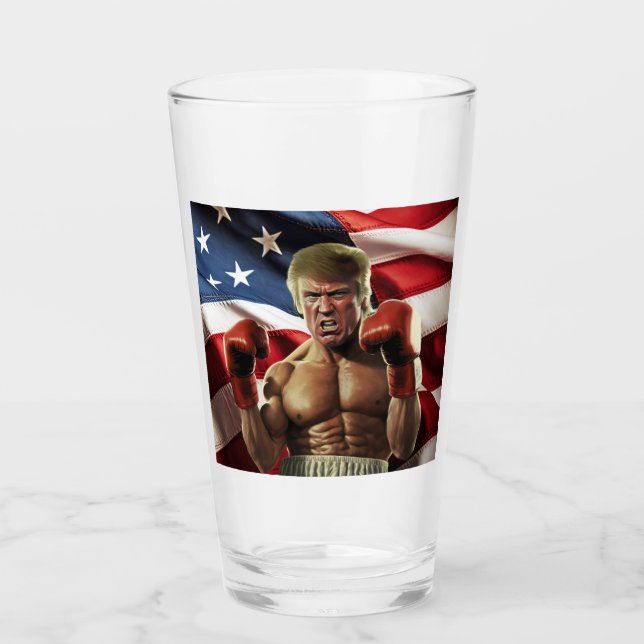 Rocky Trump: The People's Champion of Freedom Glass (Front)