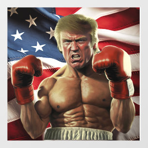 Rocky Trump: The People's Champion of Freedom Window Cling