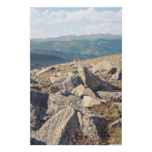 Rocky View Faux Canvas Print (Front)