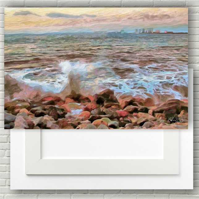 Rocky Waves 0742 Acrylic Print (Creator Uploaded)