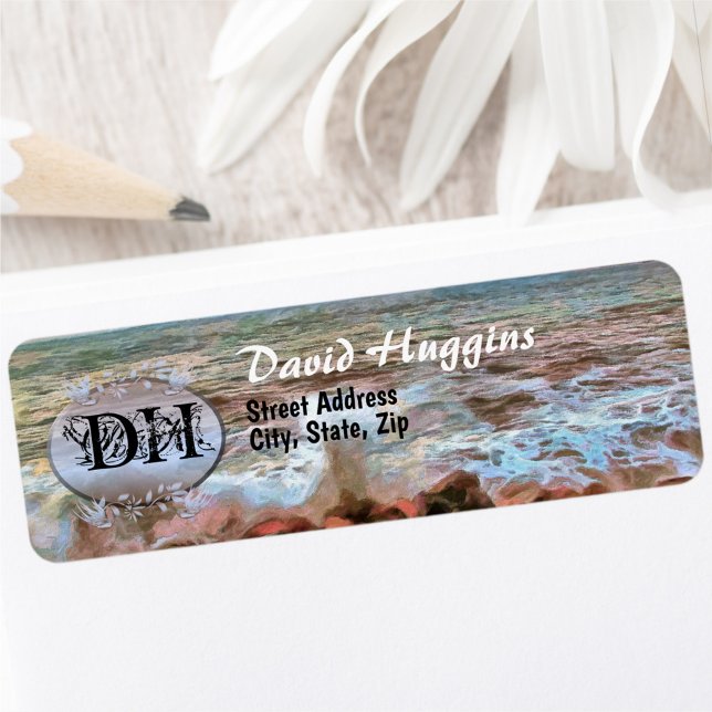 Rocky Waves 0742 Address Label (Creator Uploaded)