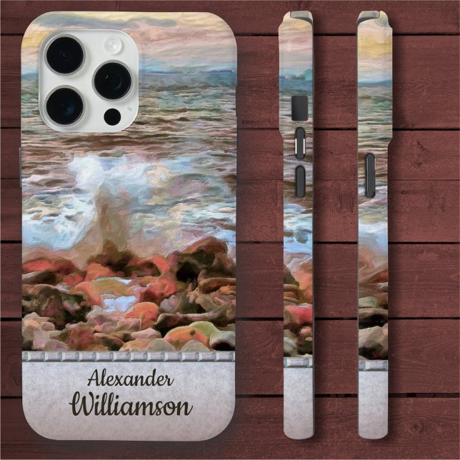 Rocky Waves 0742 Case-Mate iPhone Case (Creator Uploaded)