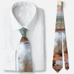 Rocky Waves 0742 Neck Tie<br><div class="desc">Painting "Rocky Waves 0742" Collection

Personalize on the product page or click the "Customize" button for more design options.  Designed from my painting "Rocky Waves 0742" capturing the waves crashing on a rocky shore in Banderas Bay in Puerto Vallarta,  Mexico.  Matching products are available in this collection.</div>