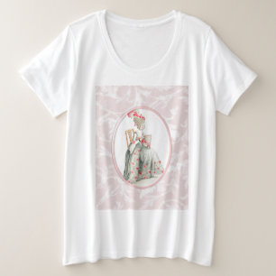 Rococco Lady Plus Size T-Shirt