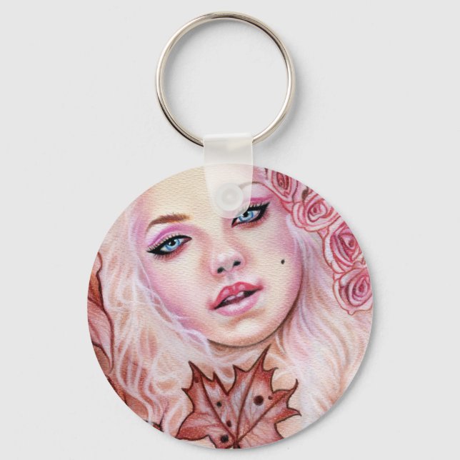 Rococo Beauty Keychain (Front)