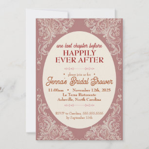 Rococo Bridal Shower Invitation 5x7 customized