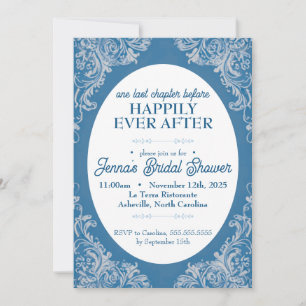 Rococo Bridal Shower Invitation   Vintage Baroque