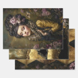 Rococo Buzz Bee themes Heavy Weight Decoupage Wrapping Paper Sheets