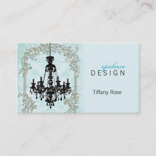 Rococo Chandelier Business Card