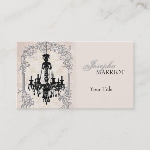 Rococo Chandelier Business Card