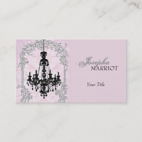 Rococo Chandelier Business Card