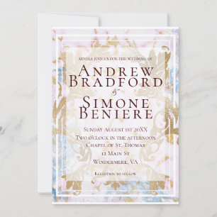 Rococo Customizable Wedding Invitation