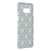 Rococo Damask Pattern Duck Egg Blue+Teal Uncommon Samsung Galaxy Case (Back/Right)