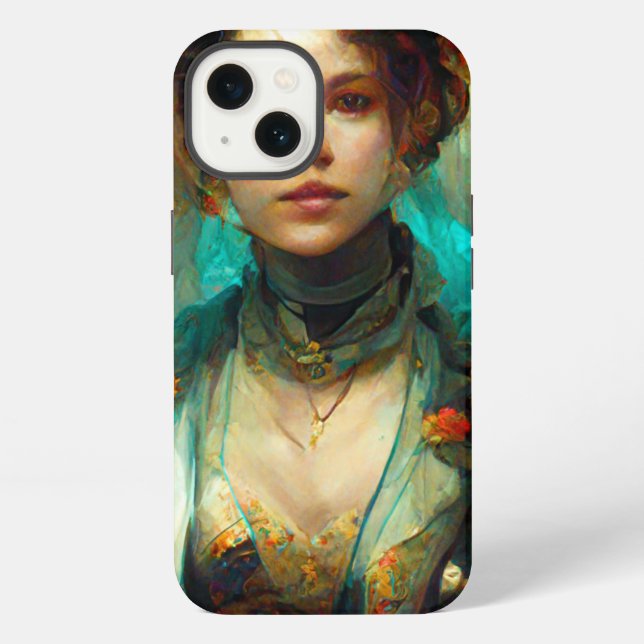 Rococo Future Sci-Fi Fantasy Iphone Case (Back)