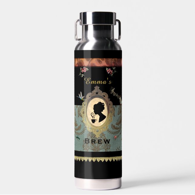 Rococo Garden Insulated Brew Bottle (Front)