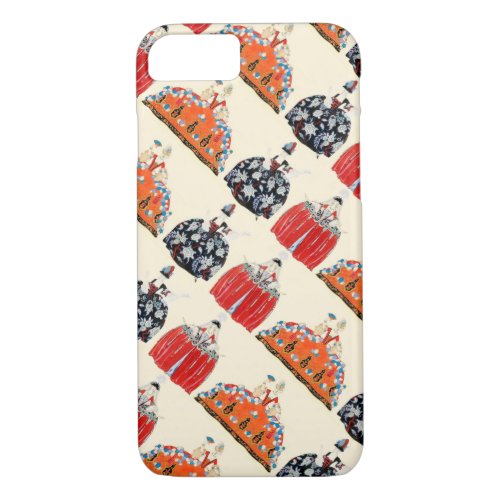 ROCOCO LADY ART DECO BEAUTY FASHION COSTUME DESIGN iPhone 87 CASE