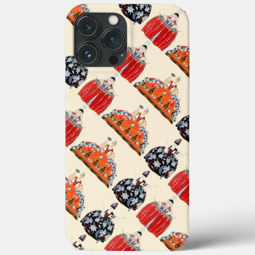 ROCOCO LADY ART DECO BEAUTY FASHION COSTUME DESIGN iPhone 13 PRO MAX CASE