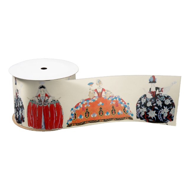 ROCOCO LADY BEAUTY,FASHION COSTUME DECO SATIN RIBBON (Spool)