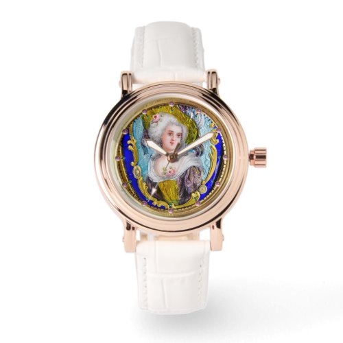 ROCOCO LADY WITH PINK ROSES WATCH
