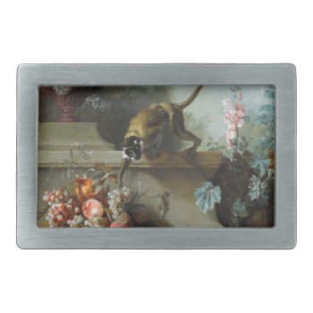 Rococo Painting For The Year Of The Monkey Belt Buckle by 2016_Year_of_Monkey at Zazzle