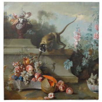 Rococo Painting For The Year Of The Monkey Cloth Napkin by 2016_Year_of_Monkey at Zazzle