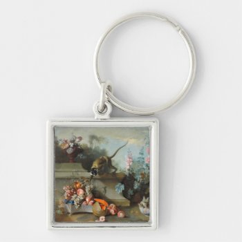 Rococo Painting For The Year Of The Monkey Keychain by 2016_Year_of_Monkey at Zazzle