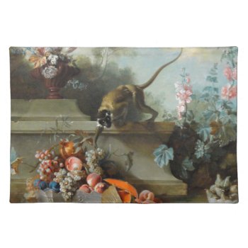 Rococo Painting For The Year Of The Monkey Placemat by 2016_Year_of_Monkey at Zazzle