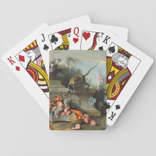 Rococo Painting for The Year of the Monkey Poker Cards