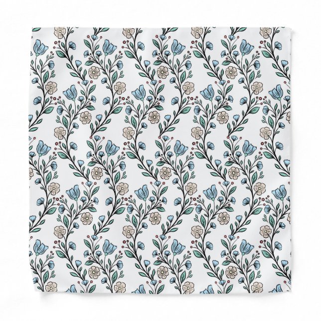 Rococo pattern bandana (Front)